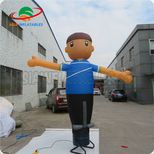 Gonfiabile Air Dancer Donna Per La Pubblicità Vento Agitando La Mano Del Fumetto Ballerino Dell'aria - Product Image 3