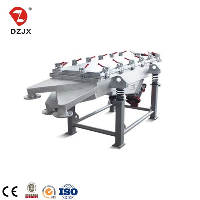 Stainless Steel/ Carbon Steel  Linear  Vibrating Screens Sifter Machine Linear Vibrating Screen