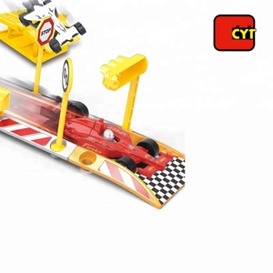 Montado estacionamientos elástico carreras <span class=keywords><strong>pitstop</strong></span> juguete pista de coches para niños - Product Image 2