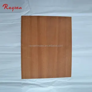 Sapele-parte superior de madera maciza en blanco, Material de madera contrachapada para guitarra acústica, ukelele