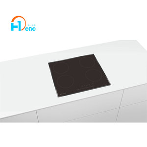 Placa <span class=keywords><strong>de</strong></span> Inducción <span class=keywords><strong>Vitrocerámica</strong></span> <span class=keywords><strong>de</strong></span> Cuatro Quemadores con <span class=keywords><strong>Horno</strong></span> Integrado H-One Design, Diseño <span class=keywords><strong>de</strong></span> Medio Puente, 7200W, 59x52cm - Product Image 5
