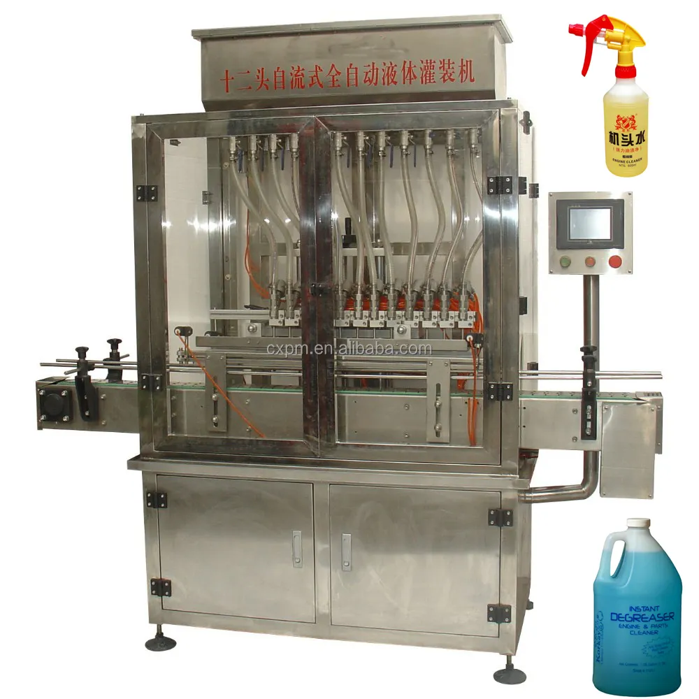 Ligne de production d'antigel pour petites entreprises machine de remplissage automatique de liquide de refroidissement antigel pour bouteilles