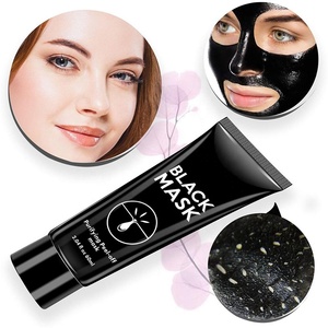 Crema Removedora de Puntos Negros de Marca Privada, Mascarilla <span class=keywords><strong>Negra</strong></span> de Limpieza Profunda, Mascarilla Facial Desprendible de Carbón Activado de Bambú - Product Image 4