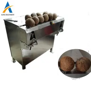 Máquina peladora de piel de coco, duradera, antigua, seca, marrón