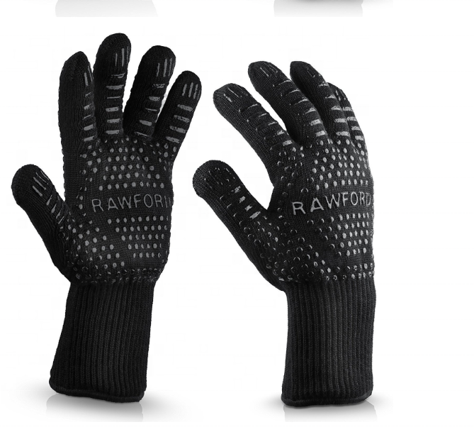 Жаропрочные перчатки для барбекю, перчатки для приготовления пищи на гриле, перчатки для горячих духовок, Защитите ваши руки от экстремального нагрева