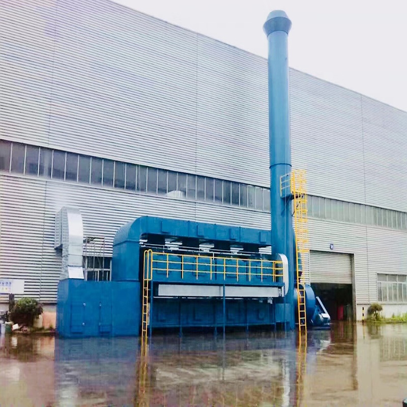 Каталитическое сгорание, промышленное оборудование для очистки органических отходов