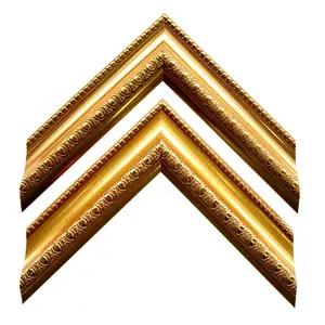 Gratis Monster Groothandel Nieuwe Ontwerp Gold Fancy Ps Frame Moulding Profiel