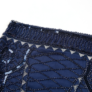 <span class=keywords><strong>Gonna</strong></span> Aderente al Ginocchio con Cerniera Laterale, Mini <span class=keywords><strong>Gonna</strong></span> Corta con Paillettes e Glitter per Donna - Product Image 2