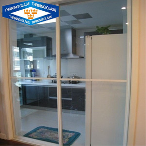 Yantai security 6mm 12mm tempered clear glass door <span class=keywords><strong>M2</strong></span> price for decorative kitchen door - Product Image 3