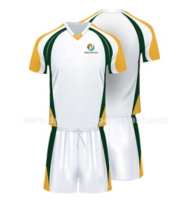 Premium bleu ciel maillot de football <span class=keywords><strong>kit</strong></span> mis ton nom couper et coudre maillot de foot dropship conception de football - Product Image 2