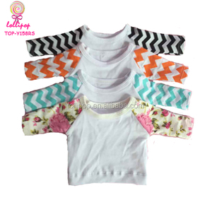 American Boy <strong>Doll</strong> <strong>Clothes</strong> Plain Blank Black Raglan <strong>18</strong> <strong>Inch</strong> Boy <strong>Doll</strong> T-shirt - Product Image 6