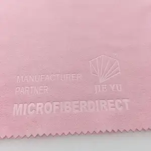 주문 로고 Microfiber 보석 청소 스웨드 피복