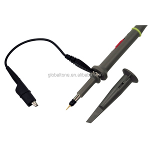Global tone P6100 2 buah <span class=keywords><strong>Probe</strong></span> osiloskop <span class=keywords><strong>100MHz</strong></span> 120cm kabel Analog & tampilan Digital 600V rentang pengukuran - Product Image 3