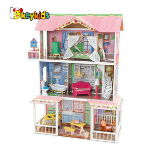 2023 nouvelle <span class=keywords><strong>maison</strong></span> de poupée en bois <span class=keywords><strong>miniature</strong></span> la plus chaude pour les filles W06A265 - Product Image 5