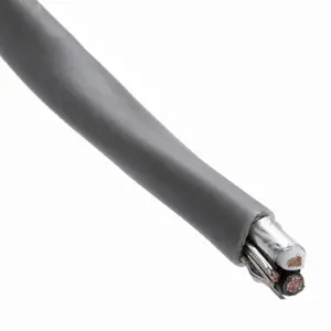 1 Pasang 18AWG Kawat Penguras Konduktor Tembaga Timah dengan Perisai Aluminium Kabel 8760 Belden Ketat Pvc