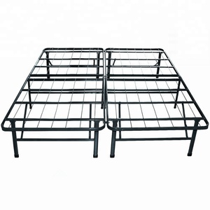Struttura letto <span class=keywords><strong>matrimoniale</strong></span> pieghevole in metallo con spazio contenitore - Product Image 1