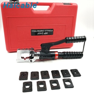 Tipi manuali di alta qualità di strumento di crimpatura idraulica fune d'acciaio HP-240F sega a filo diamantato Al Cu connettore Crimper - Product Image 4