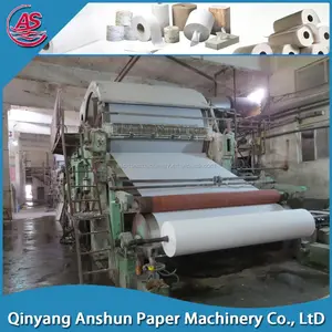 Proveedores de máquinas de papel higiénico, producción de pulpa de madera mezclada de papel usado en china