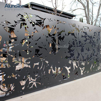 Panneaux de Clôture en Métal pour Jardin, Lames d'Occultation Modernes en Aluminium