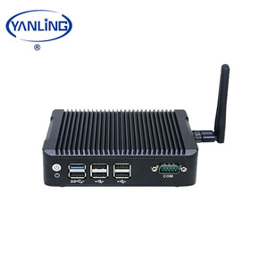 Mini Pc Ethernet J1900 Quad Core Barebone <span class=keywords><strong>2</strong></span> sans ventilateur avec 6 ports USB - Product Image 1