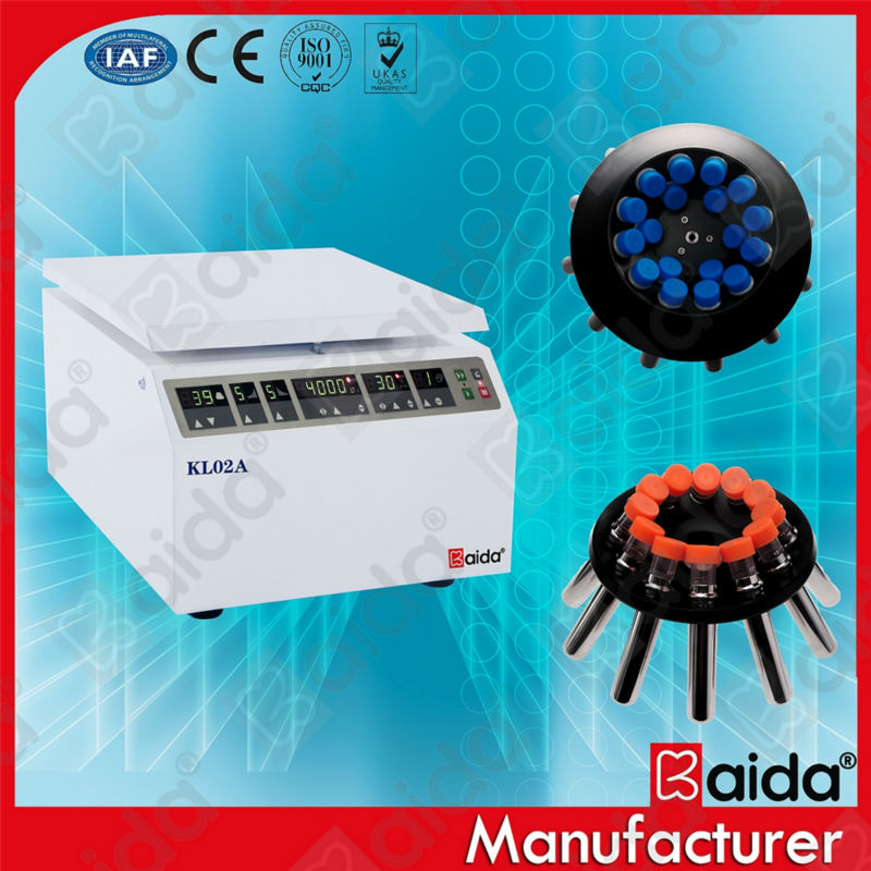 KL02A Новый Разработанный Таблица Тип Низкая скорость центрифуги