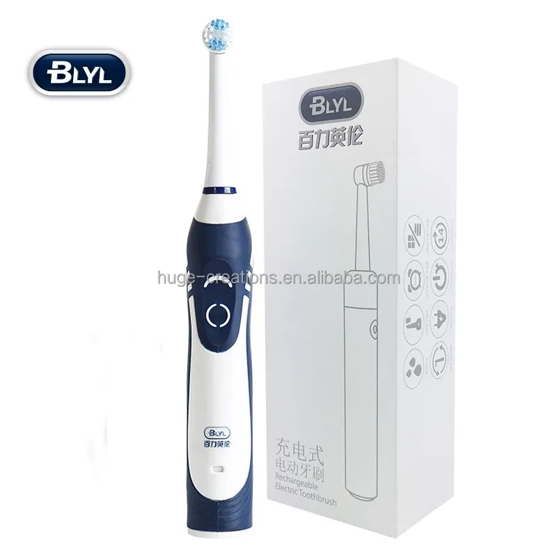 China Professional OEM/ODM Toothbrush Manufacturer für kind & erwachsene shafe rotation wiederaufladbare elektrische zahnbürste TB-1029