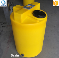 Conteneurs industriels à utilisation de liquide, conteneurs en plastique antiacide pour liquide