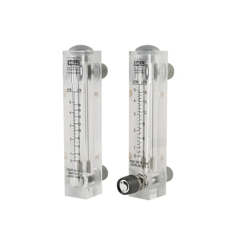 זכוכית rotameter אוויר מד זרימת rotameter גז