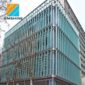 Building facade aluminum louvre system/electric ventilation louvers