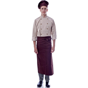 Uniformi da ristorante di alta qualità uniforme da cuoco in stile giapponese cachi per divise da ristorante - Product Image 3