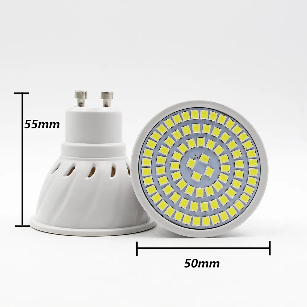 E27 E26 GU10 110V 220V Lamps Home Decor Energy Saving Indoor Lighting 2835 SMD Led Spotlight Nightlight Led Bulb China PC ABS 70