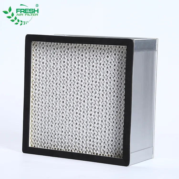 H13 H14 Hospital workshop air purifier equiment deep-pleat air filter HEPA filter