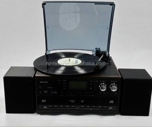 Giradischi con Doppio Lettore CD e Funzioni Cassette, USB, SD, Produzione di Fabbrica - Product Image 1