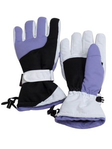 de la mujer reforzado palma de la pu de nieve en invierno guantes equí - Product Image 4