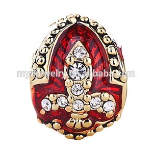 Niza Fleur <span class=keywords><strong>De</strong></span> Lis flor <span class=keywords><strong>De</strong></span> Faberge huevo para los encantos <span class=keywords><strong>De</strong></span> <span class=keywords><strong>la</strong></span> pulsera - Product Image 6