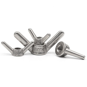 M10 M12 M14 Thép Không Gỉ SUS304 Giả Mạo Dài Bướm Wing Nut - Product Image 1