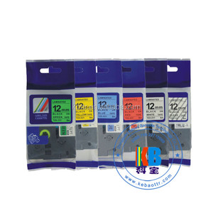 Cinta adhesiva para impresora de laminación <span class=keywords><strong>Tz231</strong></span>, 12mm, negro sobre blanco, etiqueta de cinta para impresora - Product Image 3
