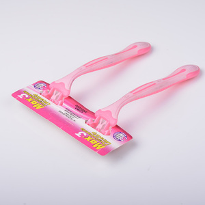 Desechable Triple Cuchilla Señora Afeitadora Tarjeta Colgante Rastrillo Para Cuchillas Hojas Maquinas De Afeitar Profesional - Product Image 4