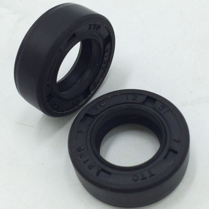 XiKe 1 Pcs Oil Seal, Lip Seals, TC 95mm X 130mm X 10mm, Nitrile Rubber Double Lip Springloaded Oil Shaft Seal Designed For Bearing Shaft Black