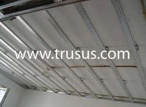 Profilo Metallico <span class=keywords><strong>per</strong></span> Cartongesso TRUSUS in Acciaio Zincato ad Alta Resistenza / Certificato ISO/CE Design Moderno Canale <span class=keywords><strong>Omega</strong></span> - Product Image 3