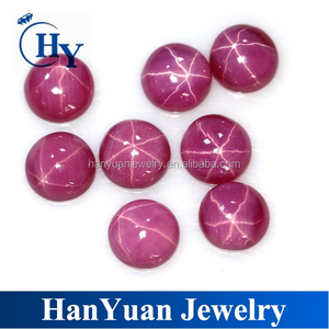 Di alta qualità 6 raggi Cabochon stella sintetica rubino <span class=keywords><strong>e</strong></span> blu stella zaffiro pietra <span class=keywords><strong>gemme</strong></span> per la vendita - Product Image 4