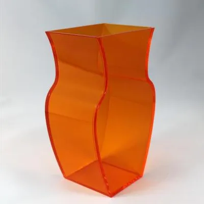 Büyük akrilik cam vazolar düşük fiyat gövde tasarım