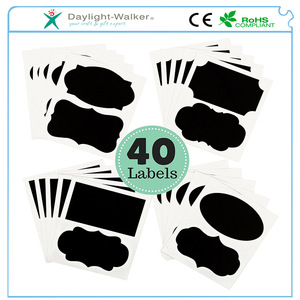 40 de Lujo Pegatinas para los tarros + 1 Tiza del Rotulador Lavable Pizarra Para la Cocina - Product Image 2
