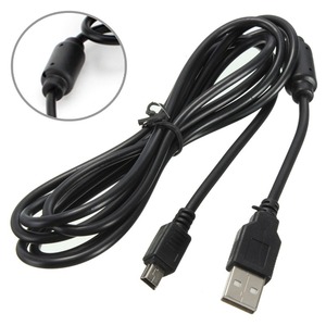 DHL FEDEX UPS ENVÍO GRATIS 1,8 m Cargador de corriente <span class=keywords><strong>USB</strong></span> Cable de carga Cable para Playstation 3 <span class=keywords><strong>PS3</strong></span> Controlador Carga Plomo Negro - Product Image 2