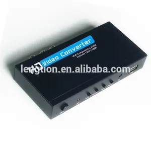 yeni kalite VGA veya Komponent Video YPbPr HDMI 720p 1080p ölçekleyici dönüştürücü kutu
