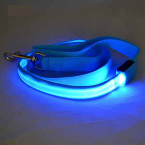 Súper LED Perro Amor mucho más seguro en la noche intermitente correa del perro - Product Image 1