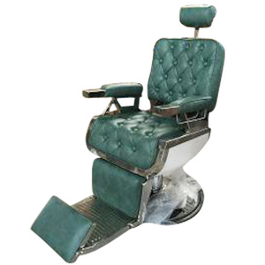Silla de peluquero reclinable para hombre, silla de barbero con bomba hidráulica resistente, silla de barbería - Product Image 5