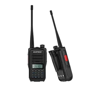 חדש באופנג כף יד נייד דו-כיווני רדיו 5 וואט UHF VHF מקורי-מכשיר מוצפן עם ריצה ארוכה