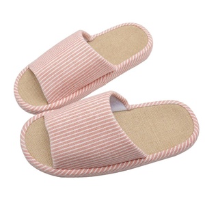 Respirant coton doux confort coloré tongs chaussures pour dames femmes hommes pantoufles - Product Image 1