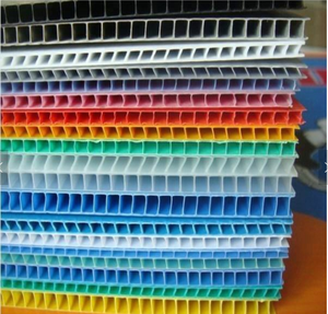 Plastic plate divider corrugated decorative sheet for wall polypropylene pp 5 safety